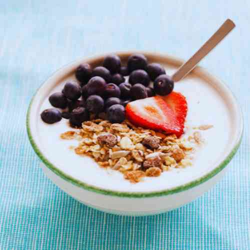 low sugar yogurt bowl