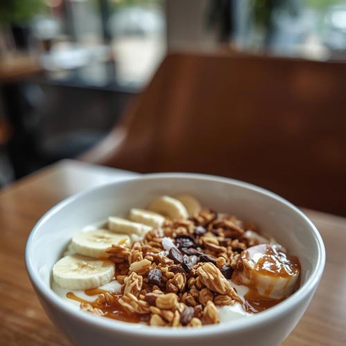 Dessert-style-granola-bowl-with-Opera-Foods-granola-and-toppings