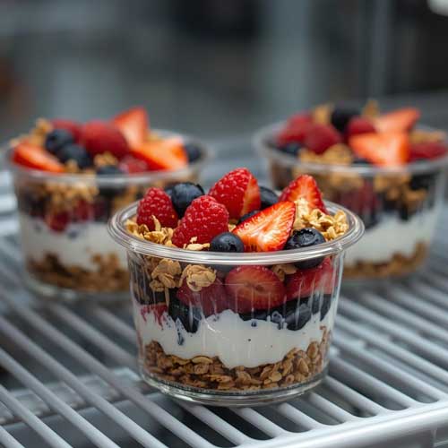Image-of-grab-and-go-granola-bowls-in-a-commercial-fridge-using-Opera-Foods-granola-range