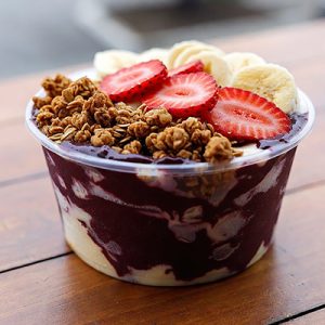 Acai Bowl Granola served in Take away container