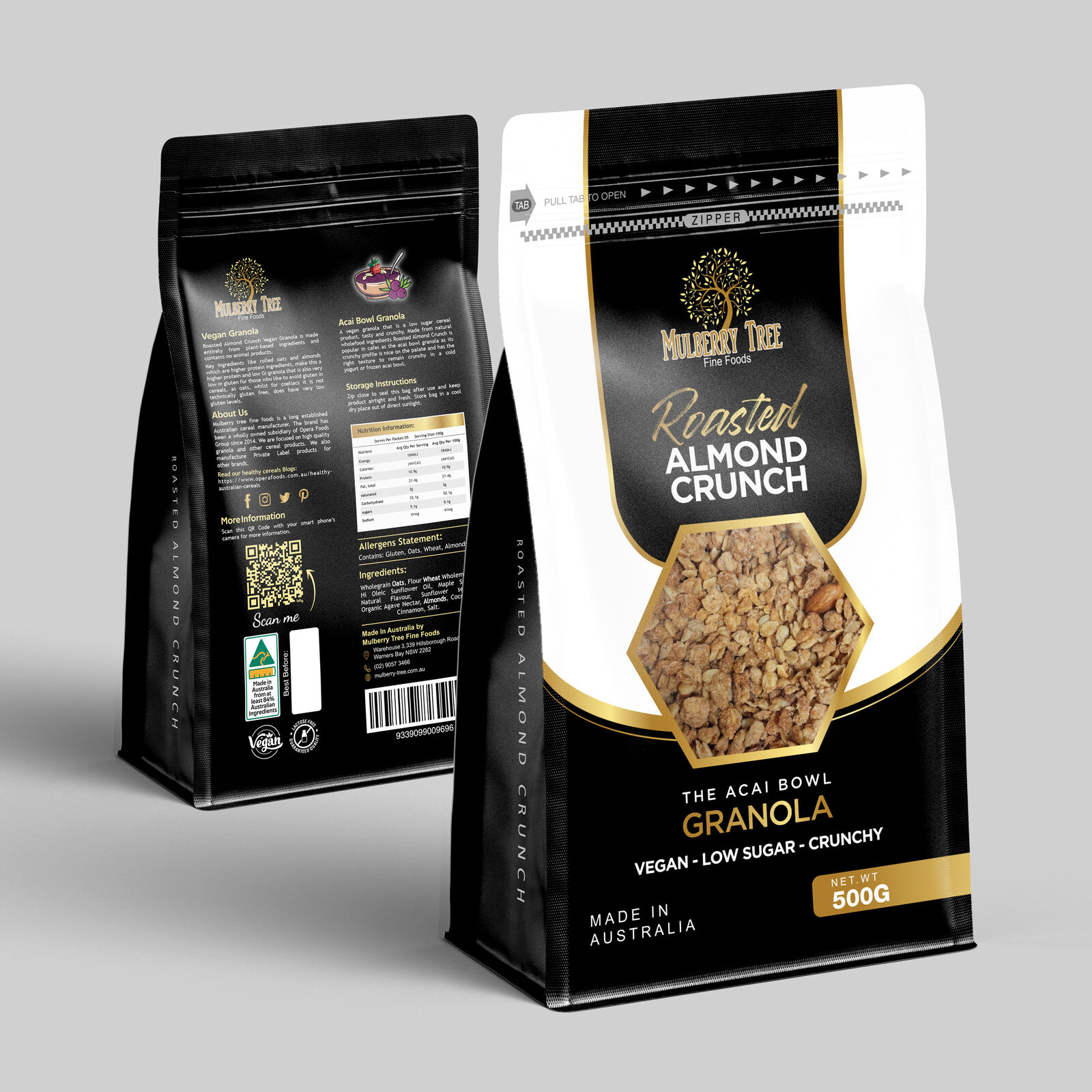 Mulberry Tree - Fine Foods brand vegan granola