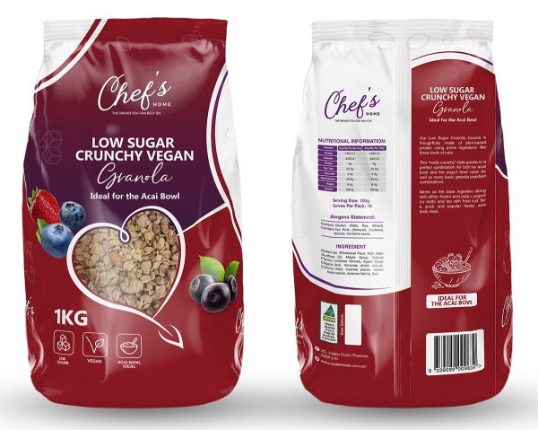 Chefs Home private label acai bowl granola
