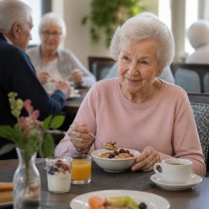 Low-GI-Granola-from-Mulberry-Tree-for-aged-care-breakfast-menu